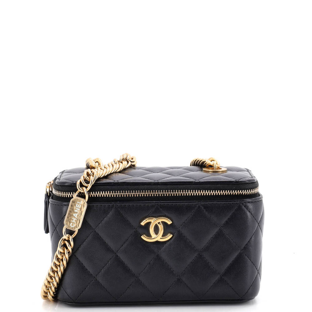 Chanel Coco Enamel Strap Vanity Case #320105C39B